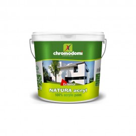 Χρωμοδομή Natura Acryl Πλαστικό Χρώμα Λευκό 3lt